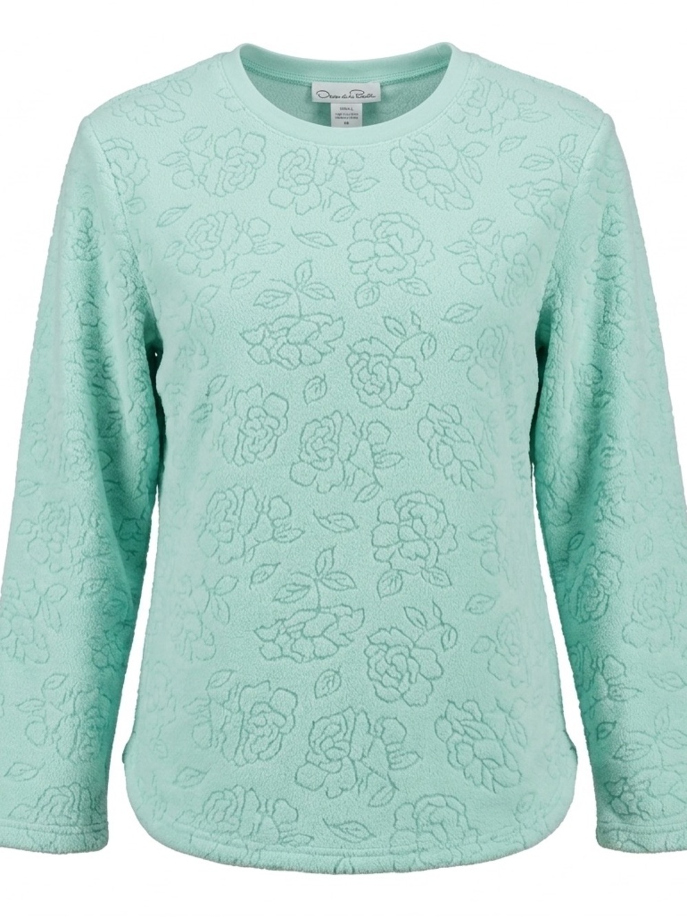 Oscar de la Renta Mint Green Pullover Top